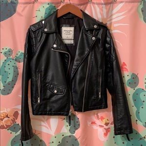 Vegan leather jacket